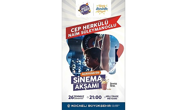 A&ccedil;ık havada sinema keyfi başlıyor