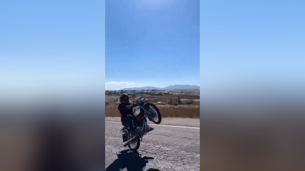 Nevşehir&rsquo;de akrobatik motosiklet s&uuml;r&uuml;c&uuml;s&uuml;ne 18 bin TL ceza
