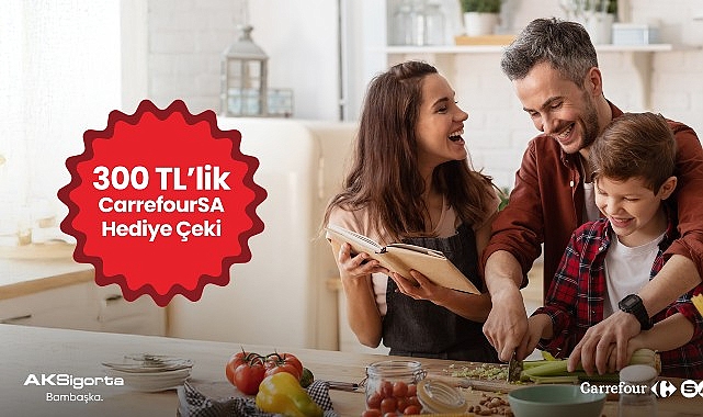 Aksigorta&rsquo;dan Konut Sigortası Alanlara CarrefourSA Hediye &Ccedil;eki Fırsatı