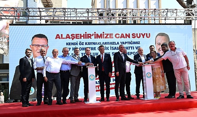 Alaşehir&rsquo;in Dev Altyapı Yatırımı Tamamlandı