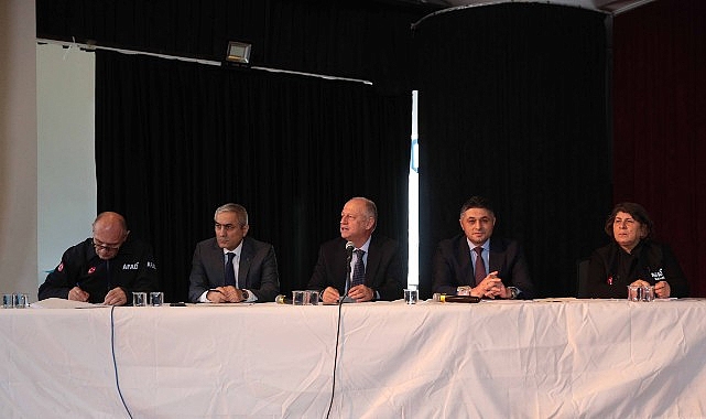 Aliağa&rsquo;da İl&ccedil;e Afet M&uuml;dahale Planı Toplantısı Ger&ccedil;ekleştirildi