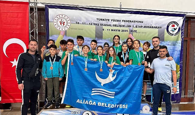 Aliağalı Y&uuml;z&uuml;c&uuml;lerden Madalya Şov, 16 Sporcu 16 Madalya İle D&ouml;nd&uuml;