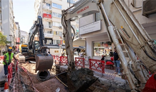 Alsancak&rsquo;ta yağmur suları artık doğrudan denize ulaşacak
