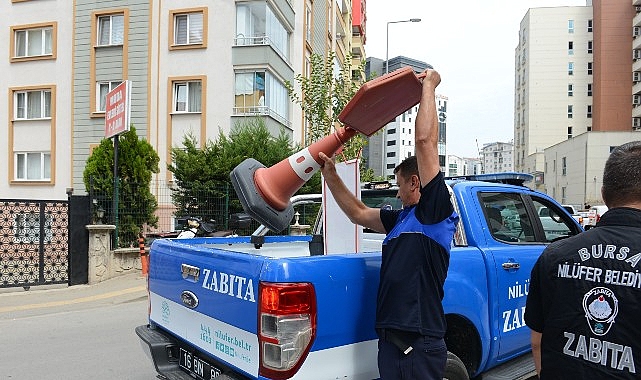 Altınşehir ve 23 Nisan&rsquo;da kaldırım işgallerine karşı kapsamlı denetim