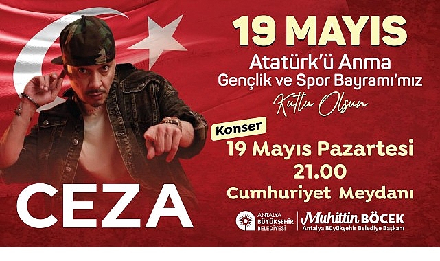 Antalya B&uuml;y&uuml;kşehir Belediyesi 19 Mayıs&rsquo;ı coşkuyla kutlayacak