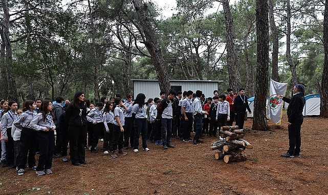 Antalya B&uuml;y&uuml;kşehir Belediyesi izcileri kaynaşma kampında buluştu