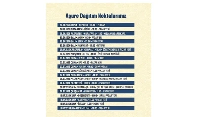Antalya B&uuml;y&uuml;kşehir Belediyesi&rsquo;nden Muharrem Ayı boyunca aşure ikramı 