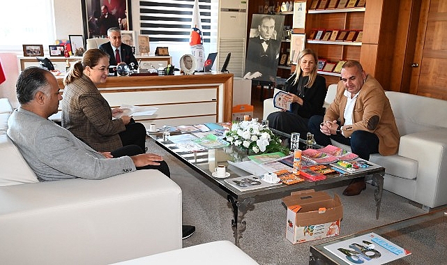 Antalya Likya Lions Kul&uuml;p&rsquo;ten Başkan Topaloğlu&rsquo;na ziyaret  Başkan Topaloğlu: &ldquo;Eğitim bizim işimiz.&rdquo;