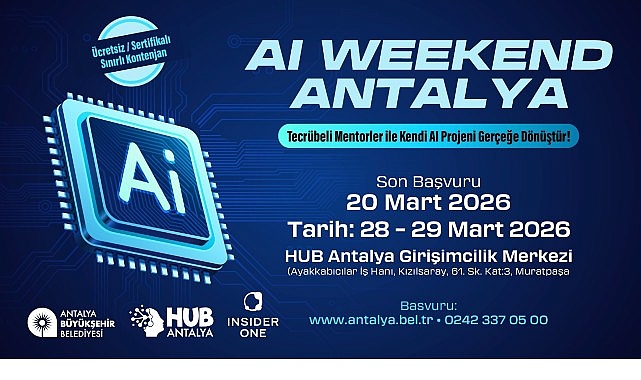 Antalya&rsquo;da yapay zeka devrimi
