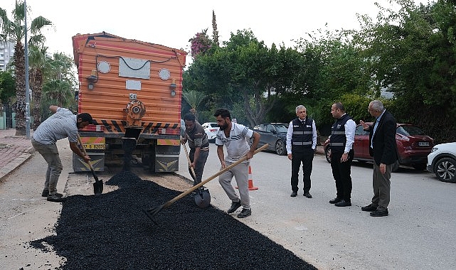 ASAT Genel M&uuml;d&uuml;r&uuml; Cengiz G&uuml;lebay Konyaaltı&rsquo;ndaki &ccedil;alışmaları inceledi