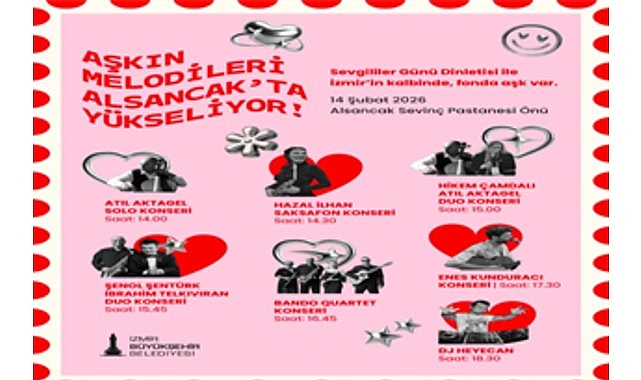 Aşkın melodileri Alsancak&rsquo;ta y&uuml;kseliyor