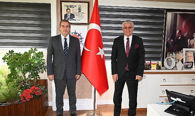 ATSO Başkanı Hacıs&uuml;leyman&rsquo;dan Başkan Topaloğlu&rsquo;na ziyaret