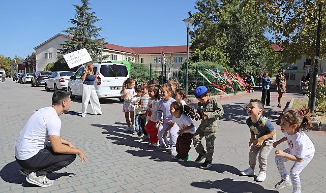 Avrupa Hareketlilik Haftası&rsquo;nda Minikler Yola &Ccedil;ıktı