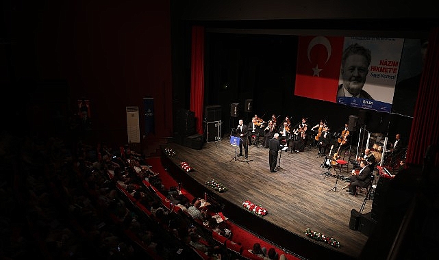Aydın B&uuml;y&uuml;kşehir Belediyesi, &lsquo;Memleket Şairi&rsquo; N&acirc;zım Hikmet&rsquo;i konser ile andı