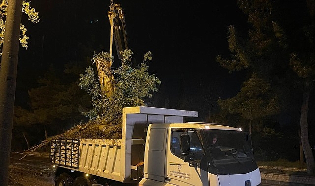 Aydın B&uuml;y&uuml;kşehir Belediyesi&rsquo;nden Şiddetli Yağış ve Fırtınaya Karşı Hızlı M&uuml;dahale