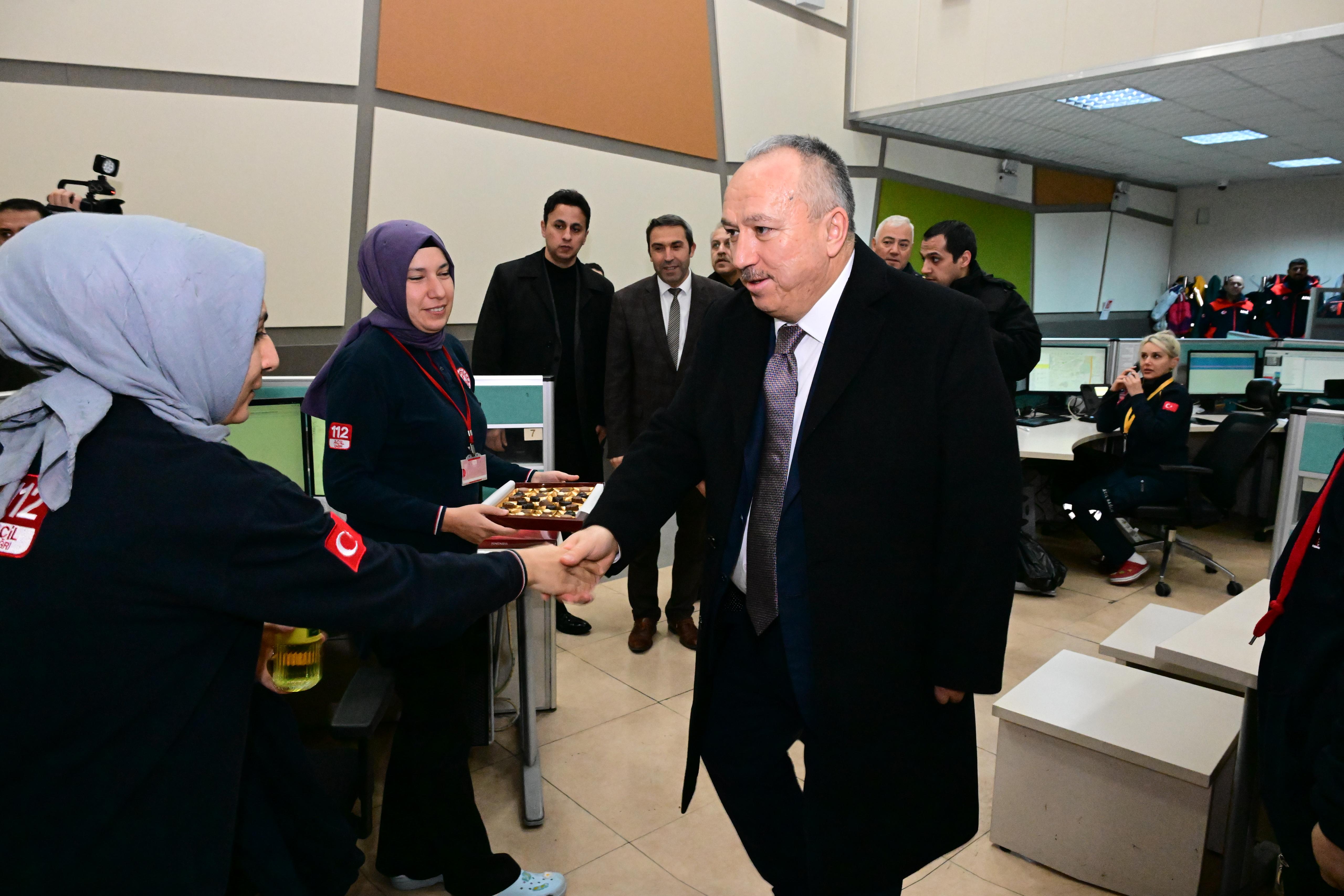 Vali Fidan&rsquo;dan Yeni Yıl G&uuml;venlik Denetimi