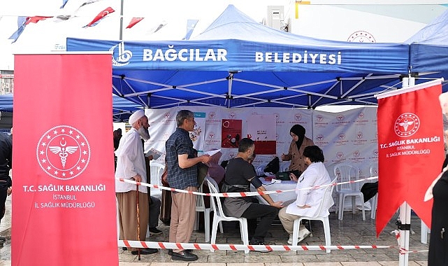 Bağcılar Meydanı&rsquo;nda &uuml;cretsiz sağlık hizmeti