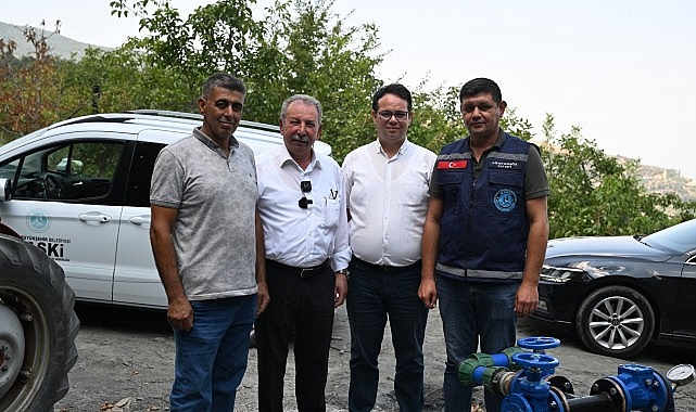 Bah&ccedil;ecik&rsquo;te taşıma su &ccedil;ilesi bitti