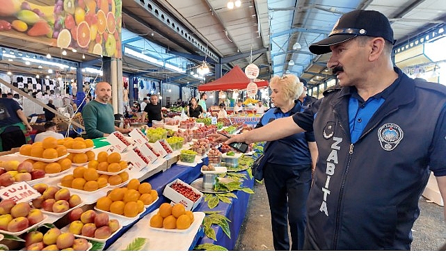 Bakırk&ouml;y Zabıtası G&uuml;venli Alışveriş İ&ccedil;in Pazarları Denetliyor