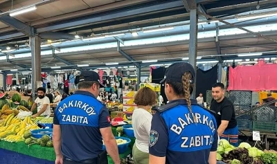 Bakırk&ouml;y Zabıtasından Pazarlarda Sıkı Denetim