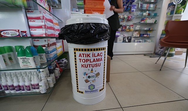 Bakırk&ouml;y&rsquo;de Atık İla&ccedil;lar Eczanelerde Toplanıyor