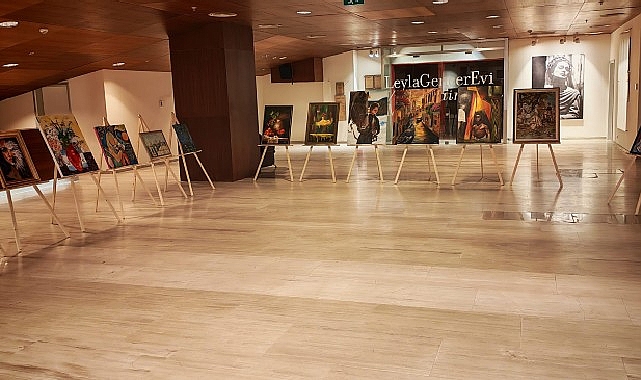 Bakırk&ouml;y&rsquo;de Kursiyerlerden Karma Resim Sergisi