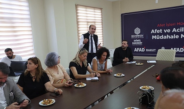 Bakırk&ouml;y&rsquo;de Muhtarlarla Deprem Hazırlık Toplantısı
