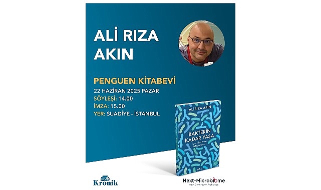 &ldquo;Bakterilerin Y&uuml;zyılı Başladı&rdquo; diyen Bilim İnsanı Ali Rıza Akın, &ldquo;Bakterin Kadar Yaşa&rdquo; Kitabıyla Okurlarıyla Buluşuyor