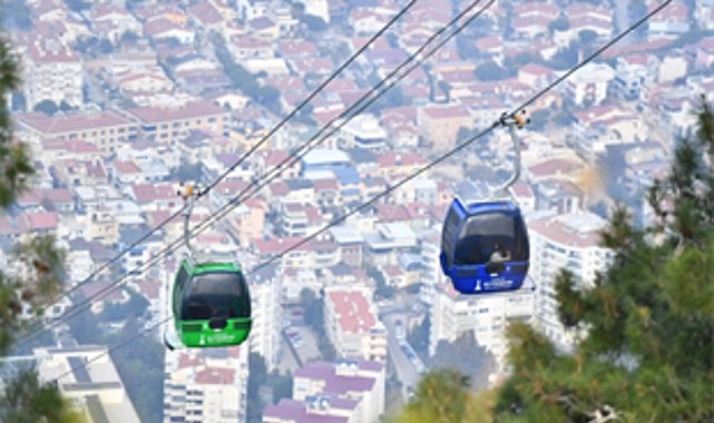 Bal&ccedil;ova Teleferik Tesisleri&rsquo;nde bakım zamanı