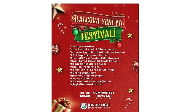 Bal&ccedil;ova&rsquo;da Yeni Yıl Coşkusu: 10 G&uuml;nl&uuml;k Dev Festival Başlıyor!