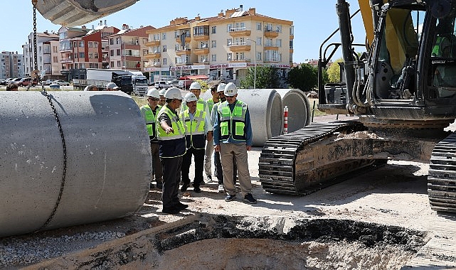 Başkan Altay: &ldquo;2. Etabı Devam Eden Kanalizasyon Master Planı İle Olası Taşkınları &Ouml;n&uuml;ne Ge&ccedil;eceğiz&rdquo;
