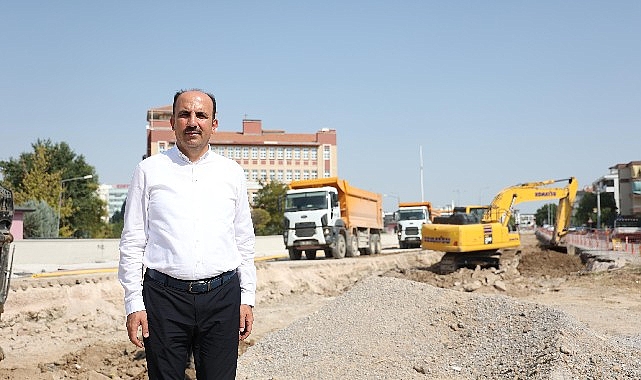 Başkan Altay: 'Adliye &ndash; Şehir Hastanesi Raylı Sistem Bağlantısını Yıl Sonundan &Ouml;nce Tamamlayacağız'