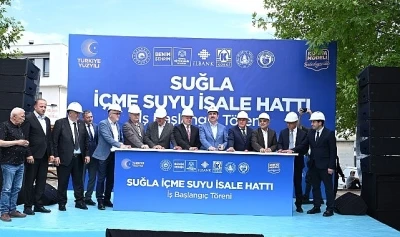 Başkan Altay, Ahırlı ve Yalıh&uuml;y&uuml;k&rsquo;e Kesintisiz İ&ccedil;me Suyu Sağlayacak 290 Milyon Liralık Projeyi Başlattı