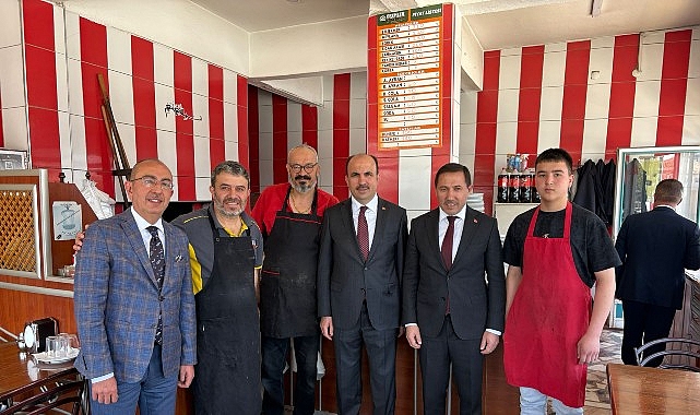 Başkan Altay, Başkan Kılca, Başkan Kavuş, Karaman Caddesi&rsquo;nde Esnaf ve Vatandaşlarla Buluştu