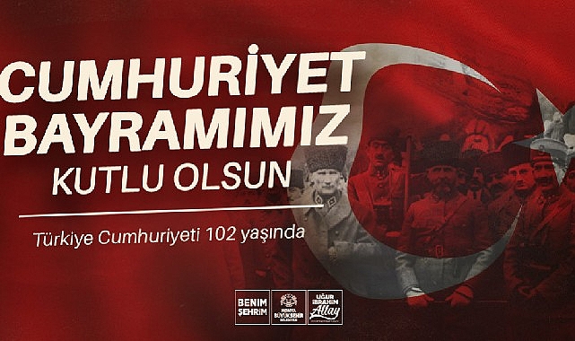 Başkan Altay: &ldquo;Cumhuriyetimizin 102. Yılı Kutlu Olsun&rdquo;
