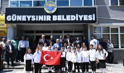 Başkan Altay G&uuml;neysınır ve Bozkır&rsquo;da Vatandaşlarla Buluştu, Bozkır Grup Suyu Projesi&rsquo;nin A&ccedil;ılışı Yaptı