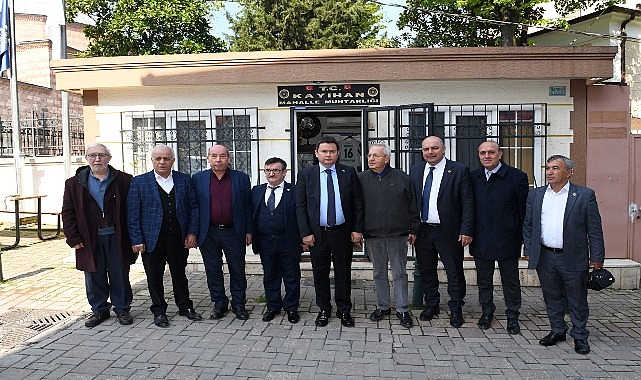 Başkan Aydın, Kayıhan &Ccedil;arşısı esnafı ile buluştu