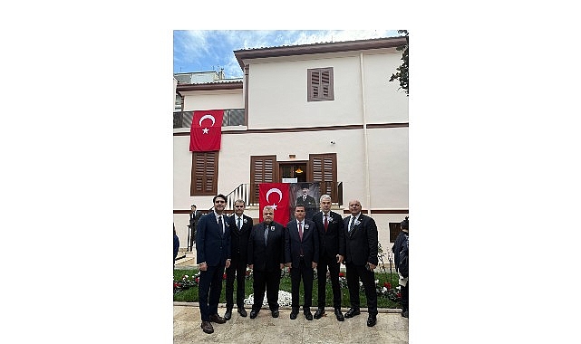 Başkan Aydın Selanik&rsquo;te Atat&uuml;rk&rsquo;&uuml; Andı
