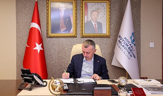 Başkan B&uuml;y&uuml;kakın,  Gazze ile kardeş şehir protokol&uuml;n&uuml; imzaladı