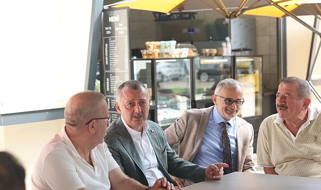 Başkan B&uuml;y&uuml;kakın'a Mola Park teşekk&uuml;r&uuml;