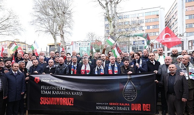 Başkan B&uuml;y&uuml;kakın&rsquo;dan Filistin&rsquo;e destek
