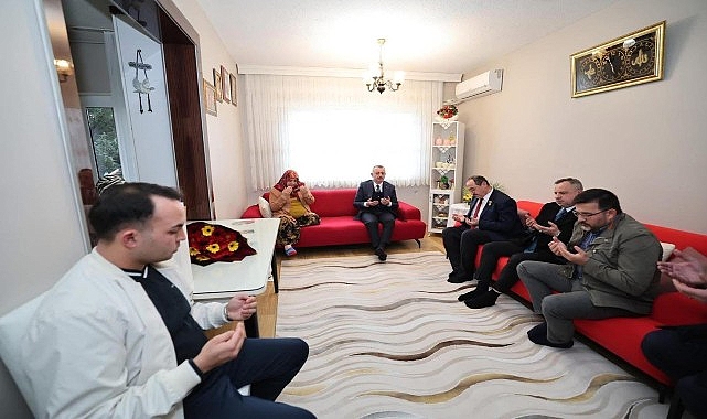 Başkan B&uuml;y&uuml;kakın&rsquo;dan şehit ailesine bayram ziyareti:  &ldquo;Sizler her zaman baş tacısınız&rdquo;