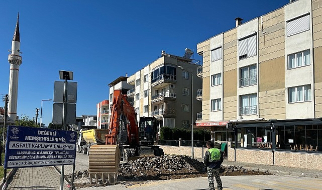 Başkan &Ccedil;er&ccedil;ioğlu, Efeler&rsquo;in yollarını yenilemeyi s&uuml;rd&uuml;r&uuml;yor
