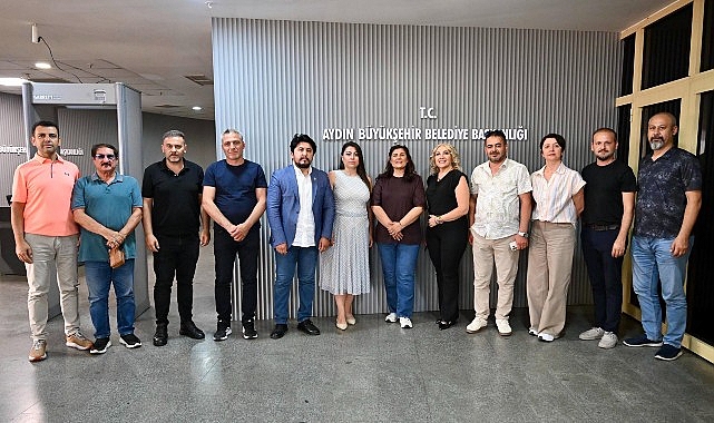 Başkan &Ccedil;er&ccedil;ioğlu&rsquo;na Aydın B&uuml;y&uuml;kşehir Gazeteciler Cemiyeti'nden Ziyaret