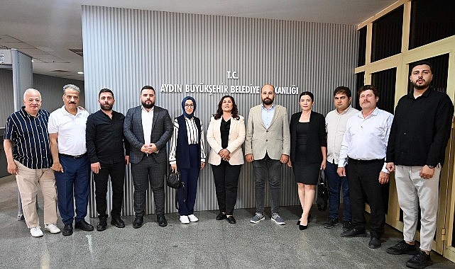 Başkan &Ccedil;er&ccedil;ioğlu&rsquo;na Aydın Gazeteciler Cemiyeti&rsquo;nden Ziyaret