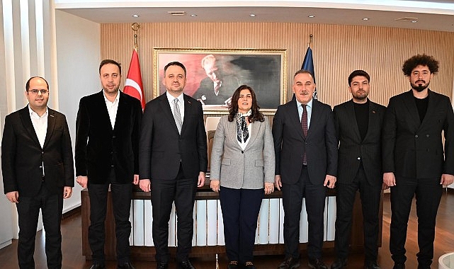 Başkan &Ccedil;er&ccedil;ioğlu&rsquo;na Gen&ccedil;lik ve Spor Bakan Yardımcısı Dr. Enes Eminoğlu&rsquo;ndan Ziyaret