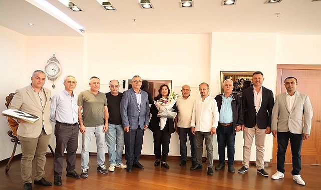 Başkan &Ccedil;er&ccedil;ioğlu&rsquo;na Germencik Heyetinden Ziyaret