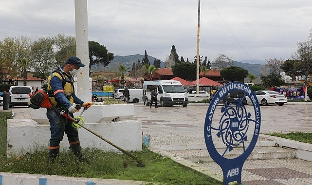 Başkan &Ccedil;er&ccedil;ioğlu&rsquo;ndan Germencik ve İncirliova&rsquo;da Yeşil Alanlara &lsquo;Bahar&rsquo; Dokunuşu