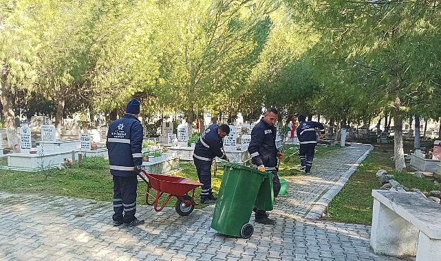 Başkan &Ccedil;er&ccedil;ioğlu&rsquo;ndan Mezarlıklarda Ramazan Bayramı &Ouml;ncesi Temizlik &Ccedil;alışması