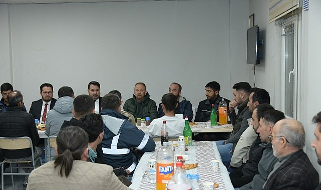 Başkan &Ccedil;ırpanoğlu, Kazanbel Beton &Ccedil;alışanlarıyla İftar Sofrasında Buluştu